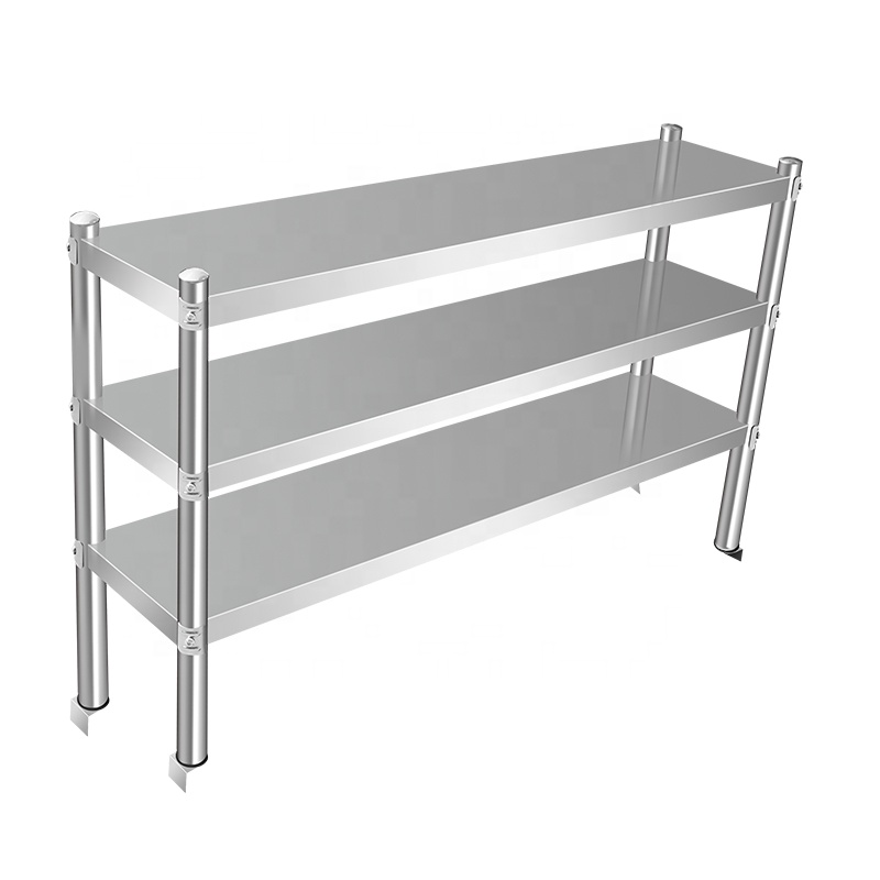 Commercial Kitchen Worktops - Heavy Duty Stainless Steel Over Shelf