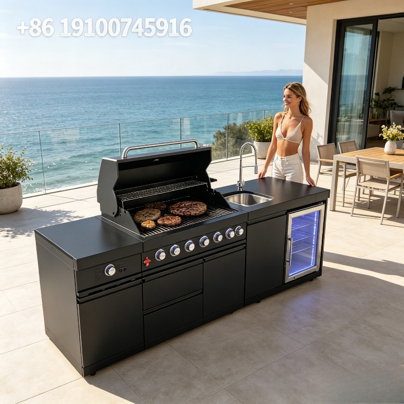 Commercial Kitchen Worktops - 2026Hot Commercial Outdoor Kitchen, Stainless Steel