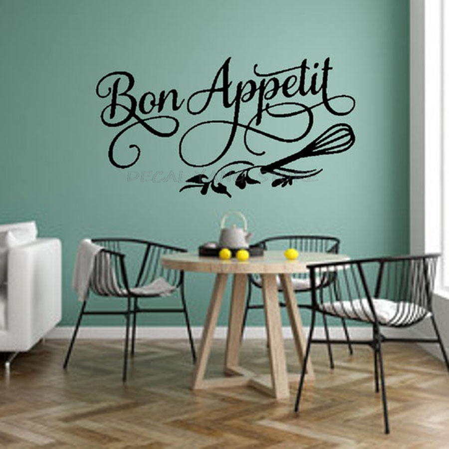 Commercial Kitchen Wall - Good Appetite Wall Decal Dining Room