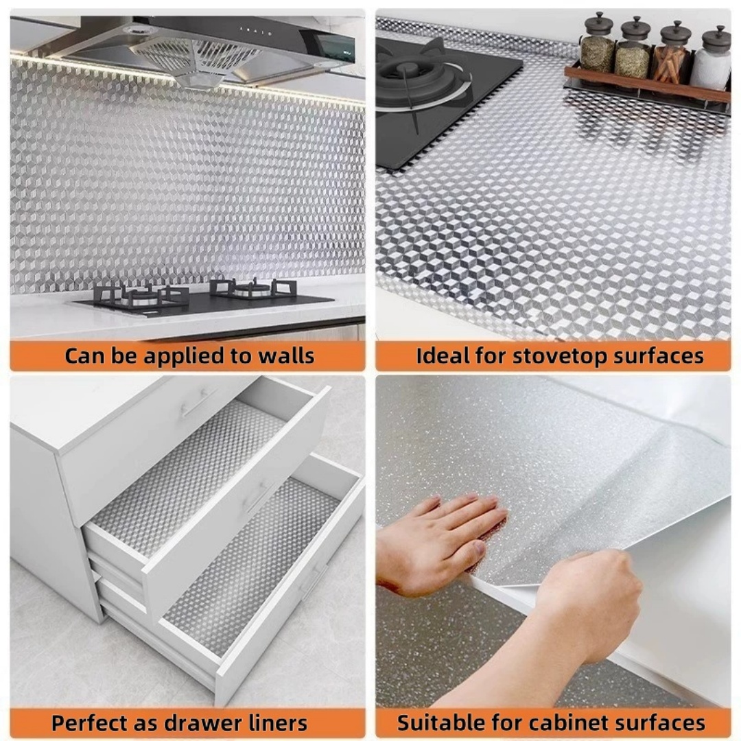 Aluminum Foil Kitchen Stove St - Commercial Kitchen Wall review and price