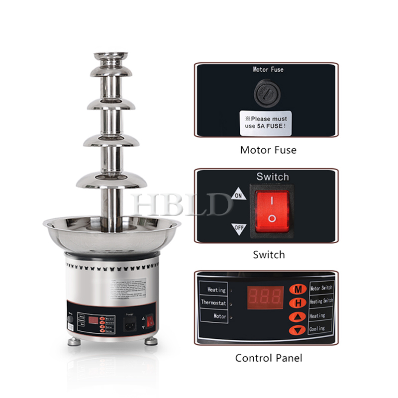 Mini Electrical Chocolate Foun - Chocolate Fountain Commercial review and price