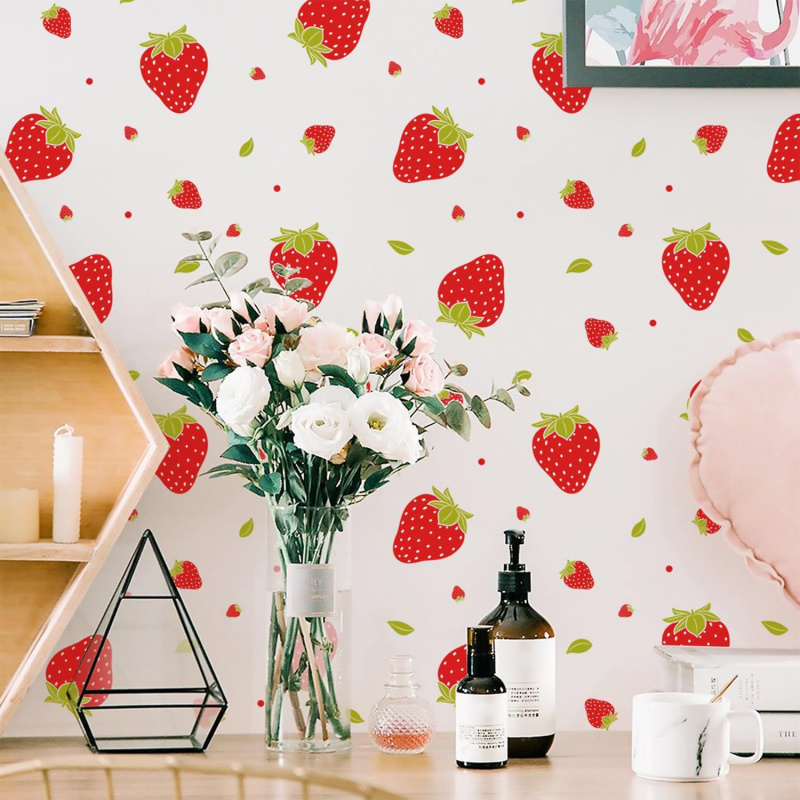 Transparent Strawberry Wall St - Commercial Kitchen Wall review and price