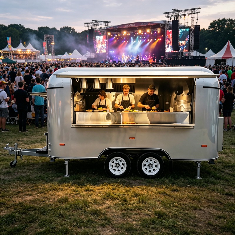Stainless Steel Food Trailer M - Commercial Kitchen Layouts review and price