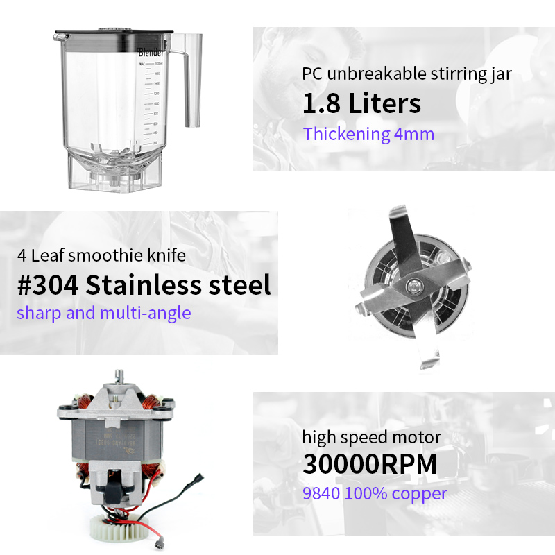 Heavy Duty 1.8 Liter Smoothy M - Commercial Blender Heavy Duty review and price