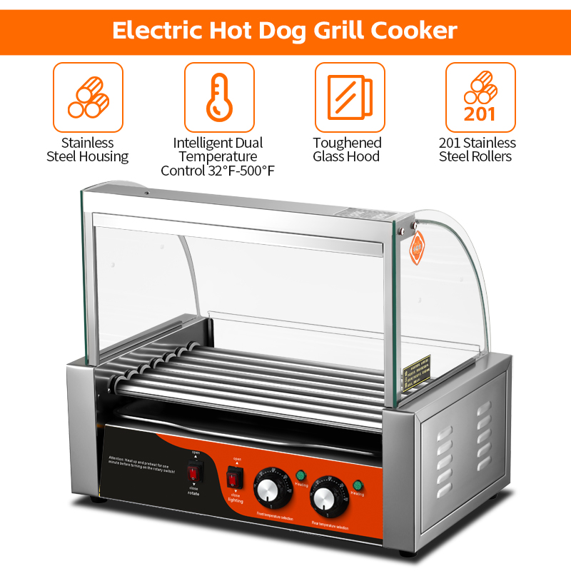 Commercial Electric Stainless  - Hot Dog Roller Grill review and price