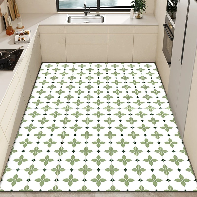 Kitchen Carpet PVC Waterproof  - Commercial Kitchen Tile review and price
