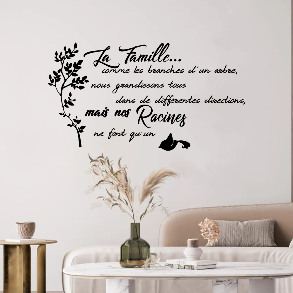 French Family Quote Tree Bird  - Commercial Kitchen Wall review and price