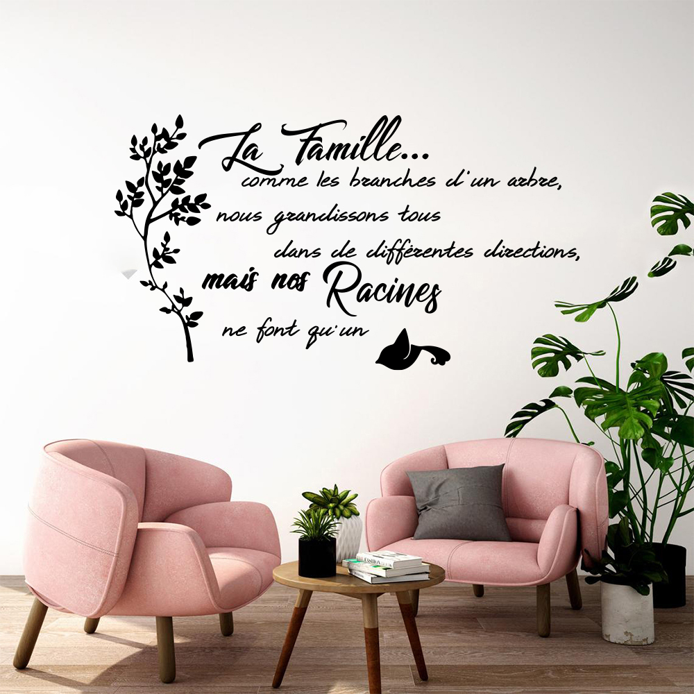 French Family Quote Tree Bird  - Commercial Kitchen Wall review and price