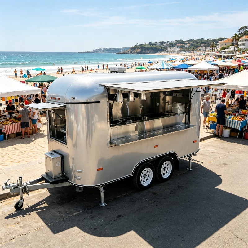 Stainless Steel Food Trailer M - Commercial Kitchen Layouts review and price