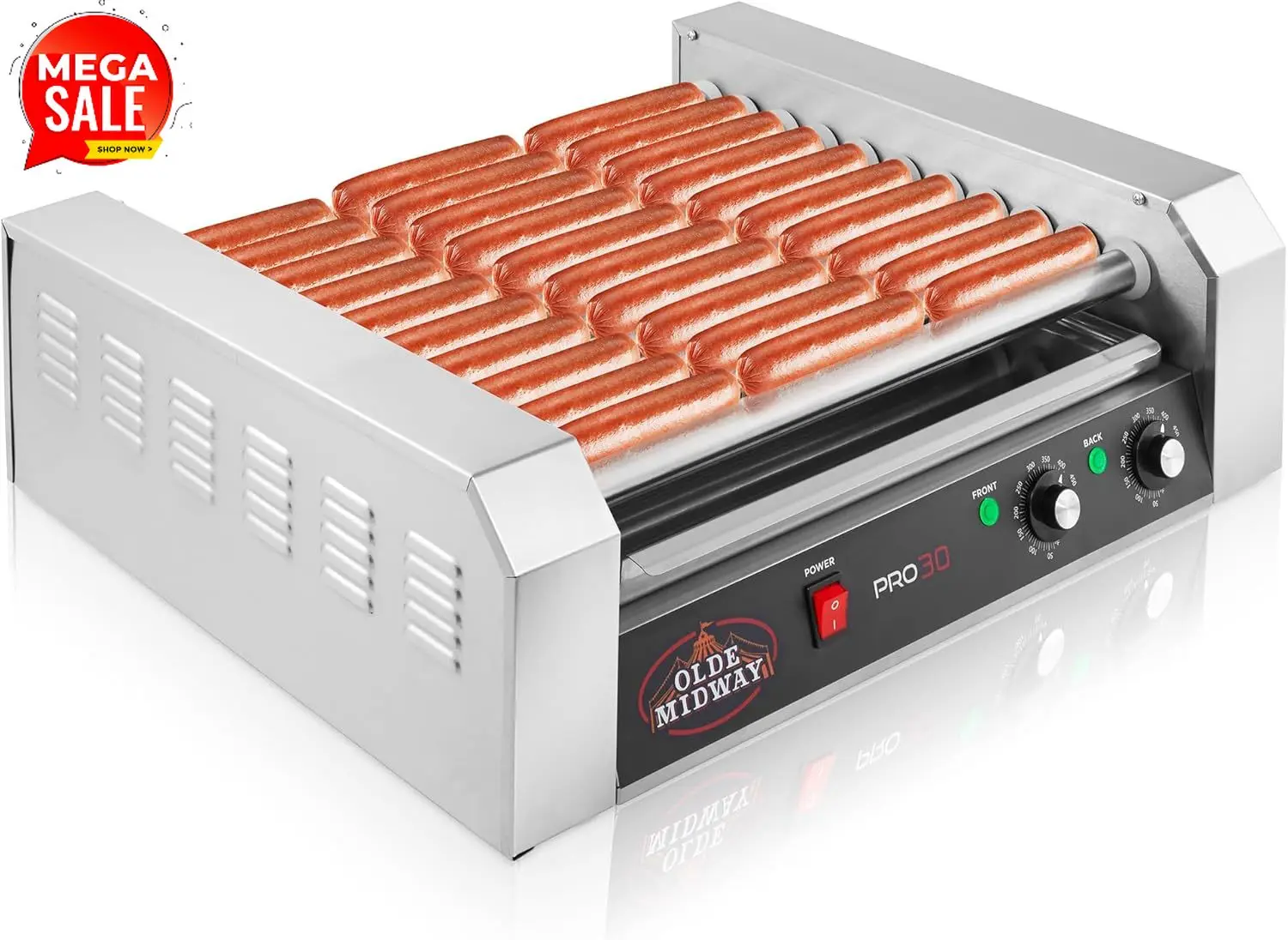 Electric 30 Hot Dog 11 Roller  - Hot Dog Roller Grill review and price