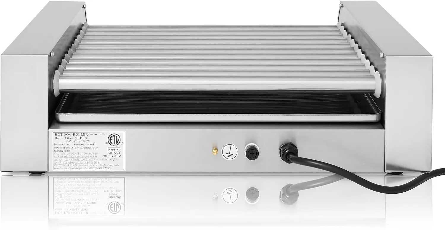 Electric 30 Hot Dog 11 Roller  - Hot Dog Roller Grill review and price